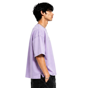เสื้อยืดทรงบ็อกซี่ผู้ชายขายส่ง ผ้าคอตตอนพรีเมียมเนื้อหนา ทรงหลวม แขนสั้น รับทำโลโก้ตามสั่ง OEM ODM เสื้อผ้าแบรนด์ส่วนตัวสำหรับผู้ชาย - Product Image 4