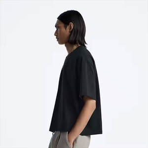 Fabrication en usine de t-shirts surdimensionnés pour hommes, t-shirts surdimensionnés légers pour hommes adultes, sur mesure - Product Image 3