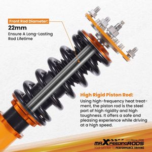 Kit d'amortisseurs et ressorts filetés pour Hyundai Veloster (FS) 2012-2016 – Systèmes de suspension et de réglage - Product Image 4