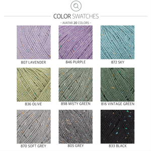 YARNA Avatar (50g) Algodón de alta calidad de Corea del Sur, ideal para principiantes, tejido de marca coreana, felpa, decoración del hogar, transpirable y duradero. - Product Image 3