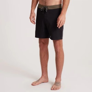 Shorts de bain classiques pour hommes, couleur unie, séchage rapide, pour l'été, avec ceinture élastique et doublure en maille, bas décontractés - Product Image 4