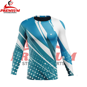 Camiseta de compresión ligera de alta calidad para hombre, manga larga, para gimnasio, con diseño liso, para adultos y jóvenes. - Product Image 3