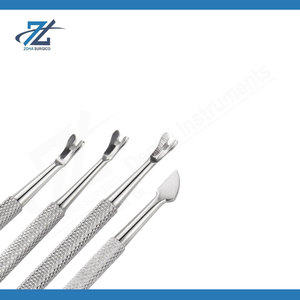 Lime à ongles en acier inoxydable de haute qualité, double face, pour retirer les cuticules, outil de nettoyage pour pédicure et manucure, fabricant Pakistan - Product Image 3