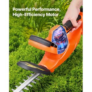 Tagliasiepi Elettrico a Batteria 20V 2A, 1200 RPM, Senza Fili, a Doppia Azione, per Arbusti e Rami Bassi, Grado Industriale - Product Image 5