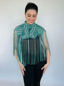 Top Corto Blanco Bohemio con Flecos para Mujer, Top sin Mangas con Cuello en V de Algodón Crudo, Top de Playa de Tela Bohemia - Product Image 2