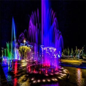 Fuente de Agua Musical para Exteriores Horticlub con Espectáculo de Luces LED, Sistema de Fuente Multimedia Grande de Acero Inoxidable para Jardín Moderno - Product Image 2