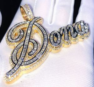 Pendentif en Moissanite VVS, Argent 925, Coupe Ronde Brillante, Style Classique, Bijoux Fins, Pendentifs et Breloques - Product Image 2