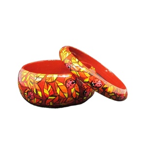 Bracelets à main imprimés en bois pour femmes Accessoire de meilleure qualité fabriqué en Inde Grossiste - Product Image 1