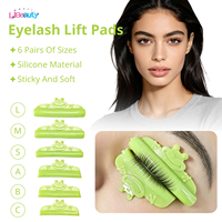 Atacado: Kit de 6 Pares de Protetores de Silicone Autoadesivos Reutilizáveis para Lifting de Cílios com Queratina, Sem Cola