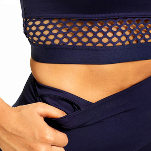 Leggings de yoga taille haute personnalisés avec logo, contrôle du ventre, pour la gym et l'entraînement, pour femmes, haute qualité - Product Image 2
