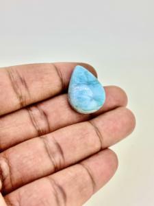 Larimar Natural de Primera Calidad, Cabujón Suelto, Color Azul Fino, Cristal Curativo para Joyería - Product Image 2