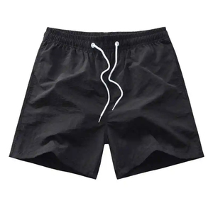 Shorts de plage décontractés pour hommes, design personnalisé, pour la natation et la salle de sport, logo imprimé sur soie personnalisé, 100% coton, séchage rapide, respirant - Product Image 5