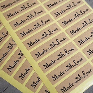 Rollo de Etiquetas Redondas de Papel Kraft Impresas Personalizadas para Panadería - Hecho en Fábrica en Vietnam - Product Image 2