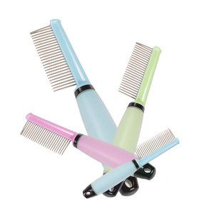 Blue Plastic Pet <b>Comb</b> Set Fine And Coarse Teeth For Dog Cat Hair Grooming Tool - Product Image 4
