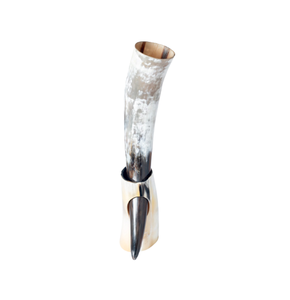 Soporte de Cuerno de Vaca Africana Único, Pulido, de Material Orgánico, Impermeable, con Temática Animal, Estilo Vikingo - Product Image 6