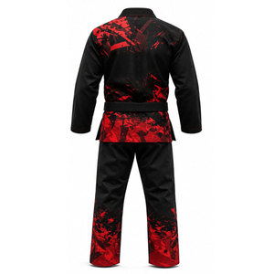 Full Sleeve Jiu Jitsu Karate Uniform for Practice Reinforced Stitch Jiu Jitsu Karate Uniform Comfortable Cotton Karate Uniform - Product Image 3