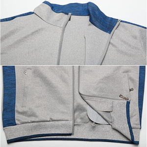 Survêtement de sport respirant en polaire 2-en-1, design personnalisable, en polyester de haute qualité, pour l'hiver 2026, impression sérigraphique, vente en gros - Product Image 5