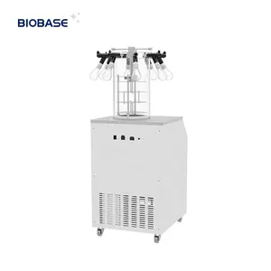 BIOBASE China Vertical Freeze Dryer Cascade Refrigeration Technology Vertical Freeze Dryer 9L for lab