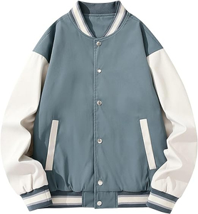 Wholesale OEM Matching Shoe Custom Winter Vintage School College <b>Men's</b> <b>Jackets</b> Coat Wool Letterman Varsity <b>Jacket</b> <b>Man</b> - Product Image 6
