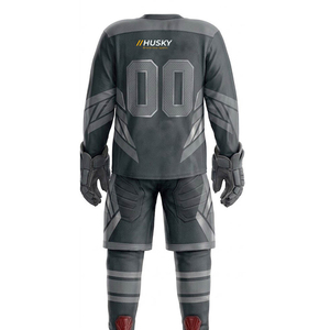 Uniformes de Hockey sobre Hielo Personalizados al por Mayor para Adultos, Alta Calidad, 100% Poliéster, Impresos, Antibacterianos, para Todas las Temporadas - Product Image 6