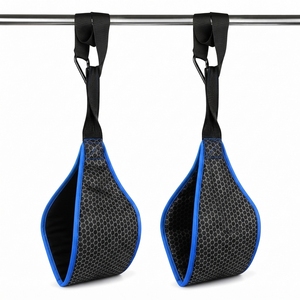 Sangles AB pour Porte de Gym à Domicile, Antidérapantes, Réglables, pour Tractions, Musculation, Robustes, Unisexe, en Coton Écologique, à Suspendre - Product Image 4