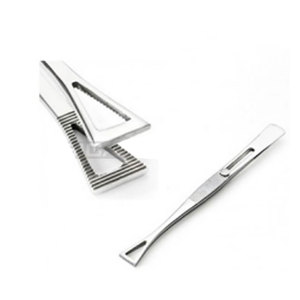 Pince de précision Pennington avec verrouillage, en acier inoxydable, avec mécanisme de verrouillage sécurisé, pour piercing corporel et laboratoire - Product Image 1
