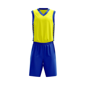 Tenue d'équipe de basketball, uniforme de basketball de qualité supérieure, uniforme de basketball 100% polyester - Product Image 1