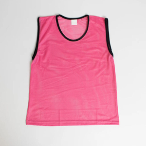 Premium Quality Custom Printed Neon Pink Breathable Mesh Soccer <b>Training</b> <b>Bib</b> Vest Sialkot Factory Direct Teamwear Manufacturer - Product Image 5