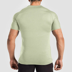 Camisetas de Jersey al por Mayor con Logotipo Personalizado para Hombre, Cuello Redondo, Manga Corta, Corte Ajustado, Transpirables, Ecológicas, Ligeras y de Secado Rápido - Product Image 3