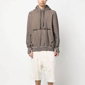 Sweat à capuche pour homme, tendance streetwear, en coton molletonné, surdimensionné, décontracté, chaud pour l'hiver, confortable, à porter au quotidien, style urbain - Product Image 3