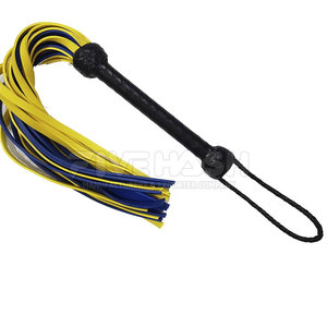 ที่ใส่ฟล็อกเกอร์หนังคลาสสิกด้ามจับเรียบแข็งแรงหนังฟอกทุกวันใช้งานง่าย - Product Image 3