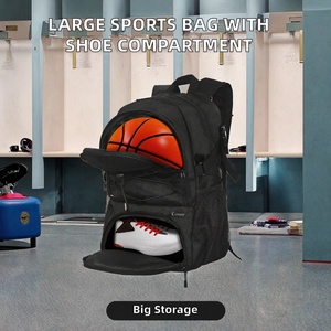 Sac à dos de sport de haute qualité pour le basketball, avec logo personnalisé, design imperméable, vente en gros - Product Image 5