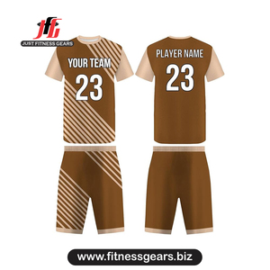 Maillot de sport uni unisexe adulte, anti-transpiration, uniforme de volley-ball jaune orange sublimé - Product Image 1