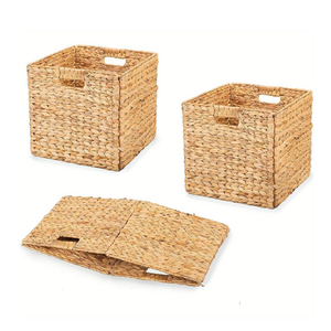 Paniers de rangement pliables en jute écologiques, design moderne et portable, personnalisables avec poignée, logo personnalisé, taille personnalisée, qualité supérieure - Product Image 6
