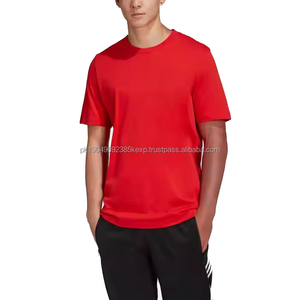 Camiseta Personalizada de Cuello Redondo y Corte Regular, 100% Algodón, Tejido de Punto Liso, Mangas Cortas, Fabricante de Camisetas con Gráficos Personalizados para Hombre - Product Image 1