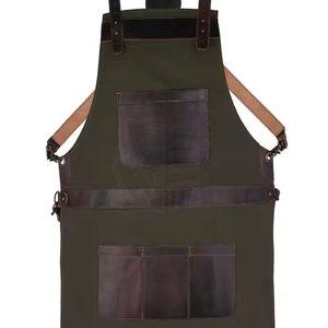 Tablier sans manches en cuir véritable de qualité supérieure, design ajustable à la taille, élégant, lavable, léger, pour la vente en gros - Product Image 3