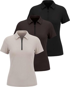 T-shirt pour femme en coton tricoté doux et respirant, personnalisable avec logo imprimé par transfert thermique - Product Image 1