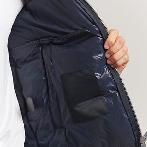 Doudoune matelassée à capuche pour homme grande taille, entièrement zippée, décontractée, coupe-vent, avec poches latérales - Product Image 6