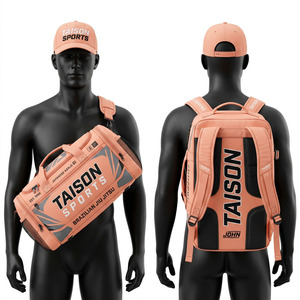 Mochila Deportiva TAISON SPORTS 320 GSM 600D PU Oxford BJJ Naranja Quemado con Paneles Múltiples y Logotipo Bordado Personalizado 30-40L - Product Image 2