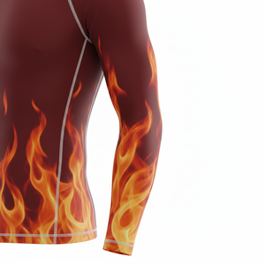 Camiseta Deportiva de Compresión Unisex de Manga Larga, Personalizable por Sublimación, para BJJ, MMA, Jiu Jitsu, Grappling, Entrenamiento No Gi - Product Image 5