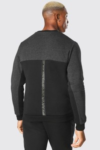 Sweat-shirt à capuche unisexe noir avec poche, coupe classique, décontracté, tricoté, 100 % coton, anti-plis, en molleton, pour l'automne - Product Image 3