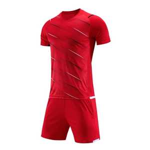 Conjunto de Camiseta de Fútbol Sublimada Personalizada para Hombre, Manga Corta Roja, Absorbe la Humedad, Ajuste Atlético para Todas las Estaciones, Direct Long Mission - Product Image 2