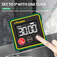 High-precision Metal Electronic Magnetic Angle Measuring Instrument Slope Ruler Level Laser Digital Display Automation Control