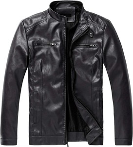 Chaqueta de cuero genuino de vaca para hombre de la mejor calidad, cómoda, con logotipo personalizado, fabricante de alta calidad, chaqueta de cuero para hombre - Product Image 1