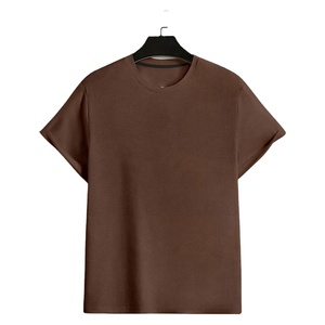 T-shirt de qualité supérieure pour homme, 100 % coton, col rond, manches courtes, grandes tailles, avec bordure contrastante, disponible en plusieurs couleurs - Product Image 1