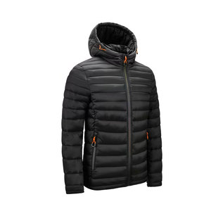 Wholesale High Quality <b>Men's</b> Winter Padded Coat, Hooded Padded Top, <b>Warm</b> Quilted <b>Jacket</b> with Colorful Zipper Pockets - Product Image 2