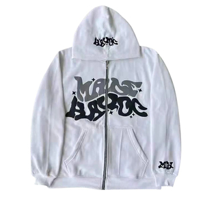 เสื้อฮู้ดพิมพ์ลายพัฟฟ์คุณภาพดี ออกแบบเองได้ ไซส์ใหญ่ ขายดีที่สุด - Product Image 3