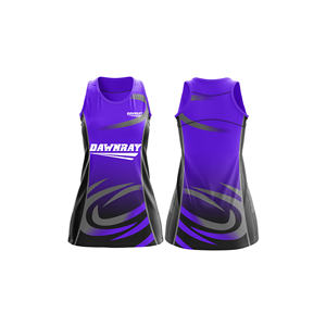 Camiseta de Netball con Logotipo Personalizado |   Uniforme de Netball Sublimado con Logotipo, Nombre y Número del Equipo |   Poliéster Transpirable - Product Image 3