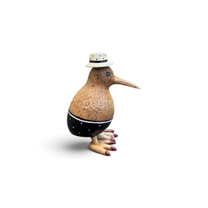 Figurine d'animal en bois Kiwi, jouet en peluche écologique, décoration de table, décoration personnalisée pour la chambre d'enfant et la cuisine, pour les enfants de 5 à 7 ans - Product Image 3