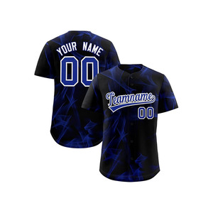 Maillot de baseball personnalisé pour homme, chemise boutonnée, nom, numéro et logo personnalisés, uniforme sportif sur mesure - Product Image 1